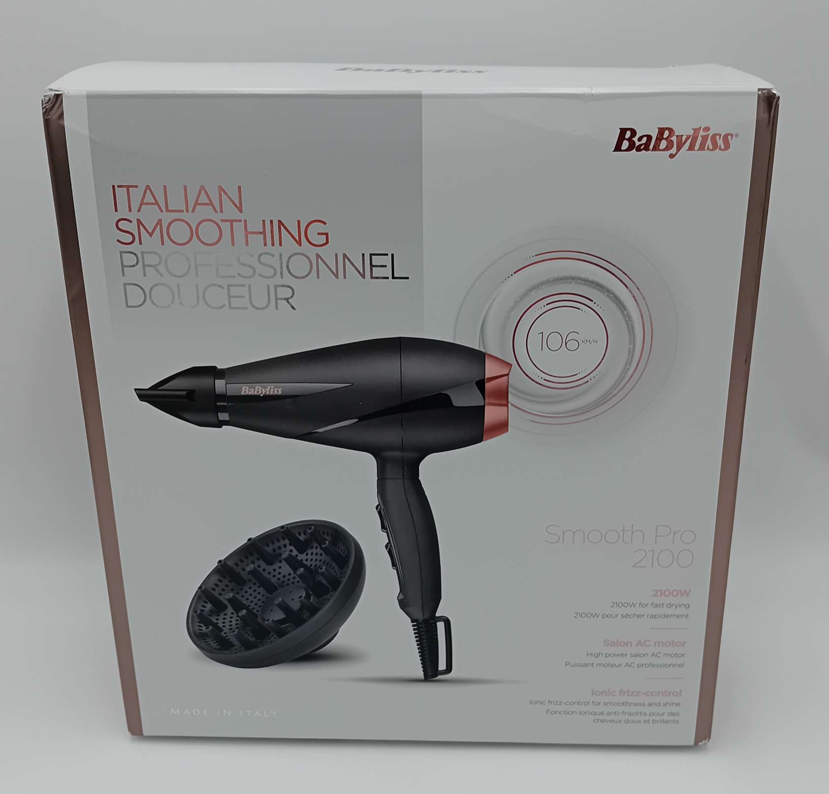 Babyliss Smooth Pro 6709DE Haartrockner 2100 W Ionisierung AC-Motor