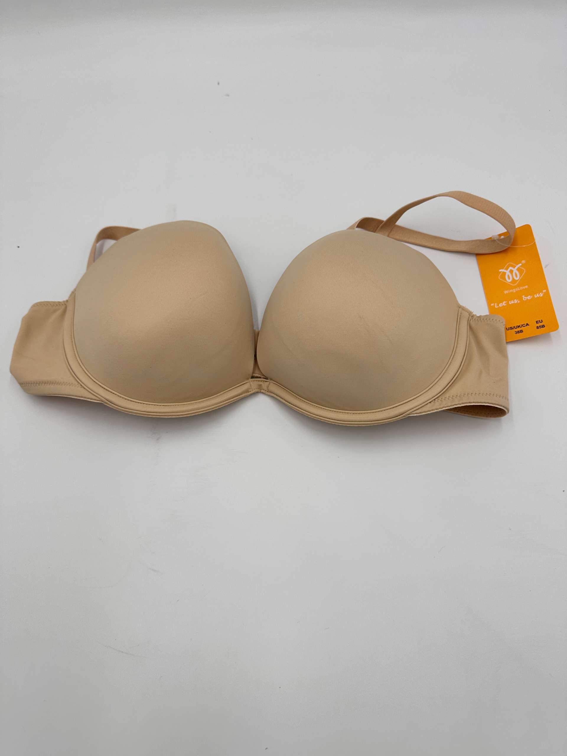 Wingslove Push-Up BH, gepolstert, hautfarben, 75G